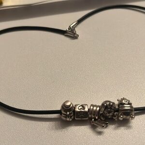 Necklace with 925 Sterling charms